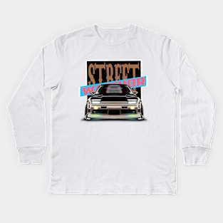 nissan s13 240sx bronze Kids Long Sleeve T-Shirt